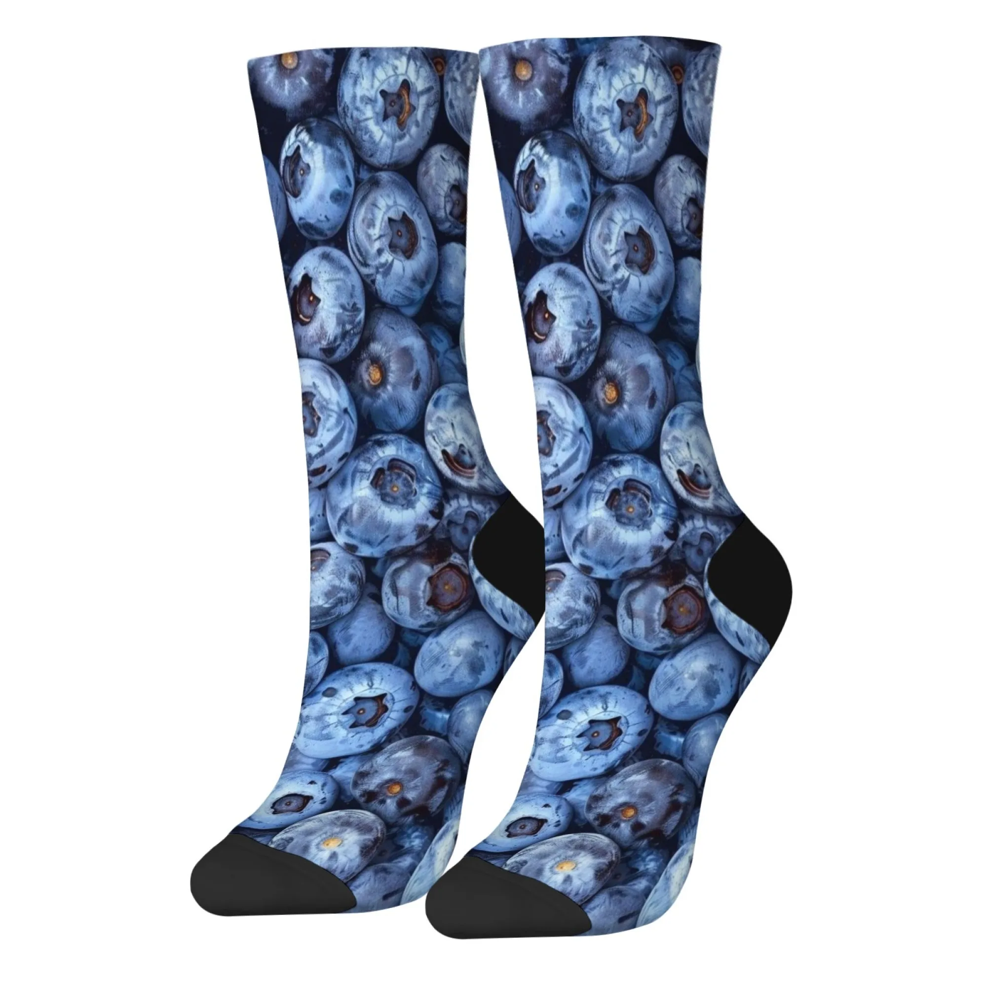 

Новинка, мужские носки с черникой, уличные забавные носки в стиле хип-хоп, удобные дышащие нескользящие повседневные модные спортивные носки, подарок