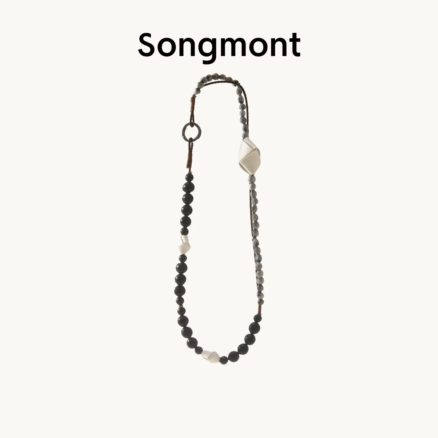 Songmont Heartwarming stone uneventful pearl hand-woven bag pendant accessory