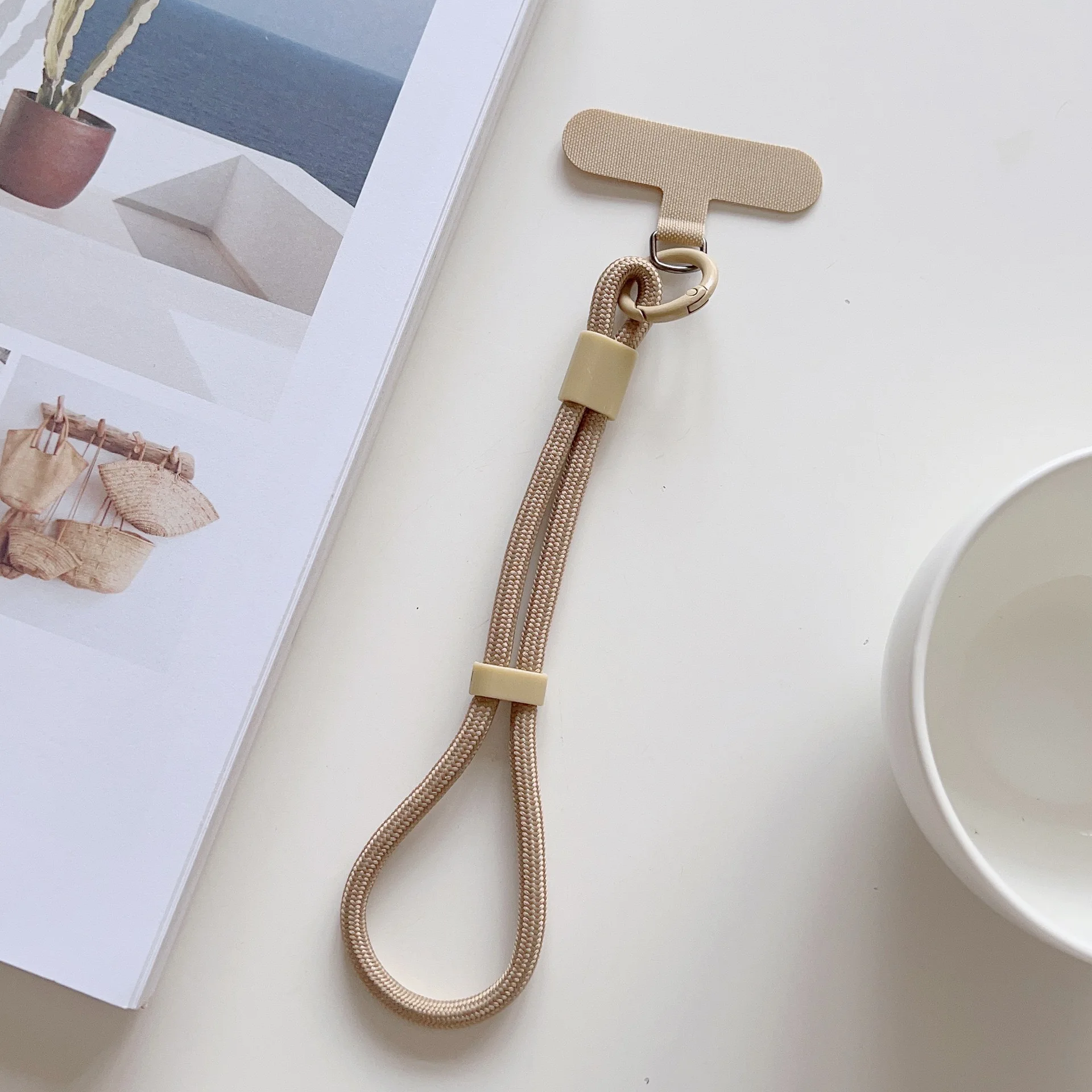 Verstellbares Handy-Kurzband, Nylon-Sicherheitskordel, Anti-Verlust-Handschlaufe, universell für Handyhüllen-Zubehör – Detail 9