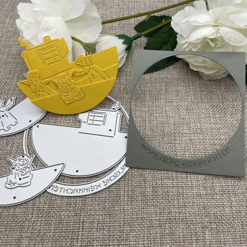 الملاك الاطفال المطبخ المعادن قطع يموت الإستنسل DIY بها بنفسك سكرابوكينغ الزخرفية النقش الحرفية يموت قطع قالب القالب