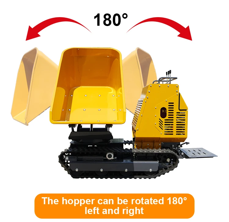 Great Value Rotating Crawler Dumper CE EPA Hydraulic Drive Dumper Earth Moving Truck Engineering Transport Crawler Dumper