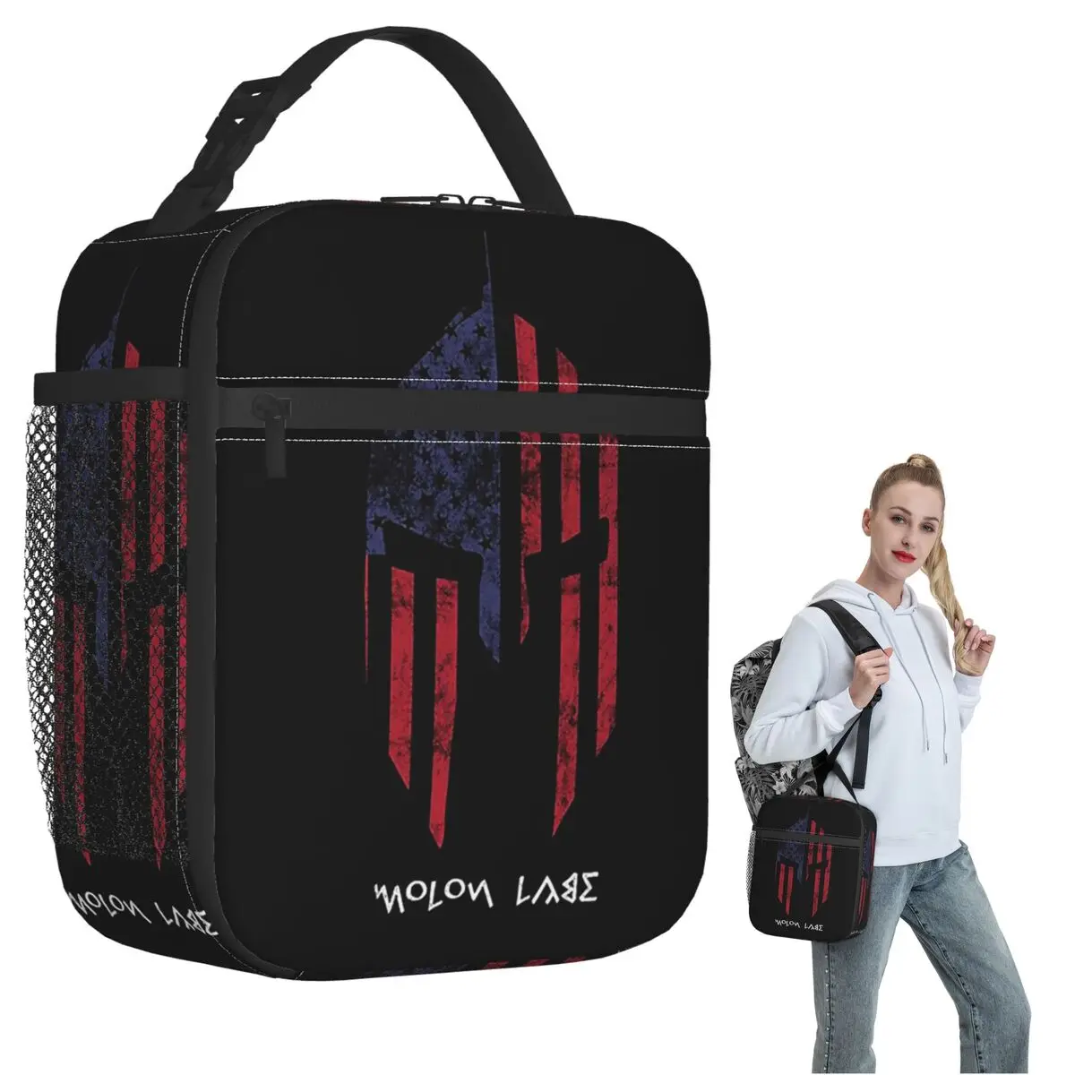 Spartan Race Sparta Spirit Insulated Lunch Bag for Women Children Leakproof Food Boxes Thermal Lunch Box Tote