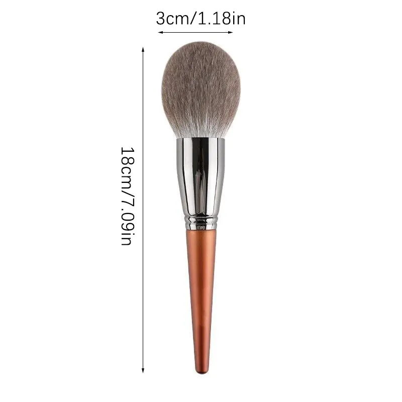 Loose Powder Brush Fiber Wool Large Round Powder Foundation Blush Brush Multifunctional Makeup Cosmetic Accessories For Girls