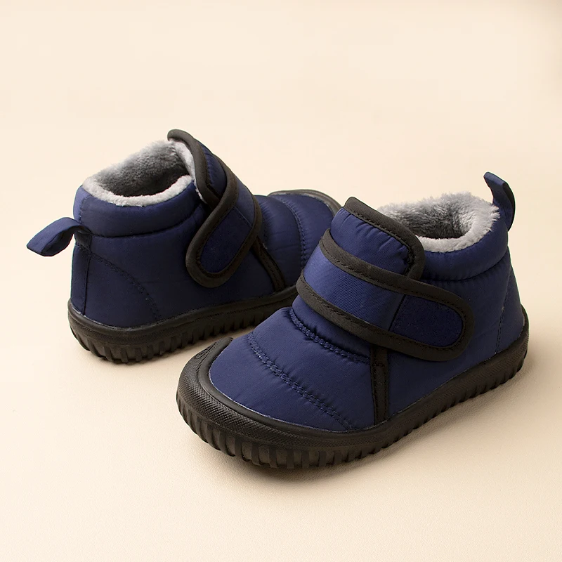 Winter Neue Kinder Outdoor Rutschfeste Wasserdichte Weiche Plüsch Langlebige Schneestiefel E8218 – Detail 8