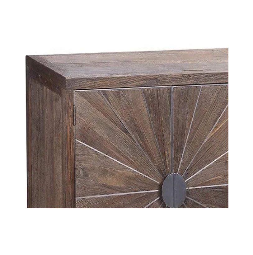 Modern solid wood 2 door sideboard furniture sideboard buffet cabinet 2