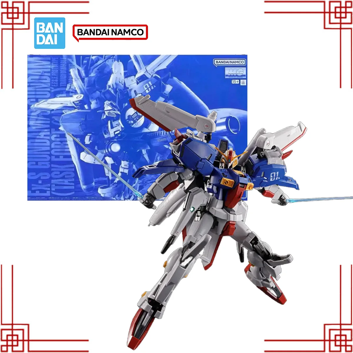 

Bandai MG 1/100 Ex-S Gundam/S Gundam Task Force-α Anime Gundam Action Figure High Poseability Collection Model Toys For Boy Gift