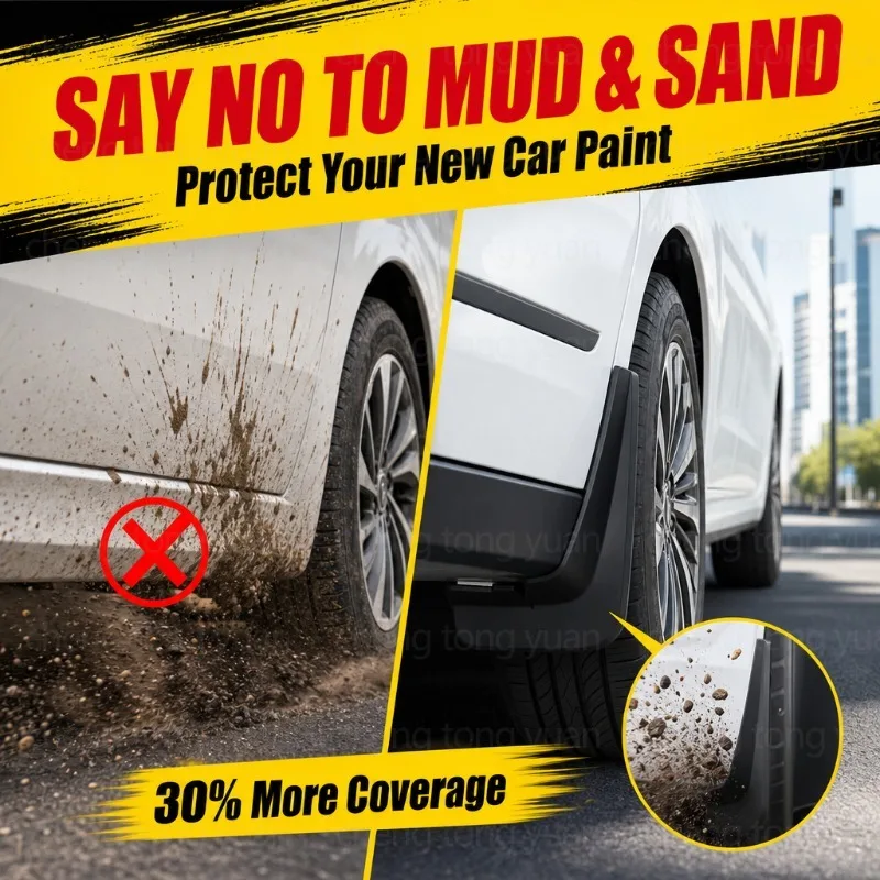 Mudguards Fenders For VW Volkswagen ID.UNYX 08 2026 Black ABS Automotive Tire Accessories Car Exterior Decor Protective Parts
