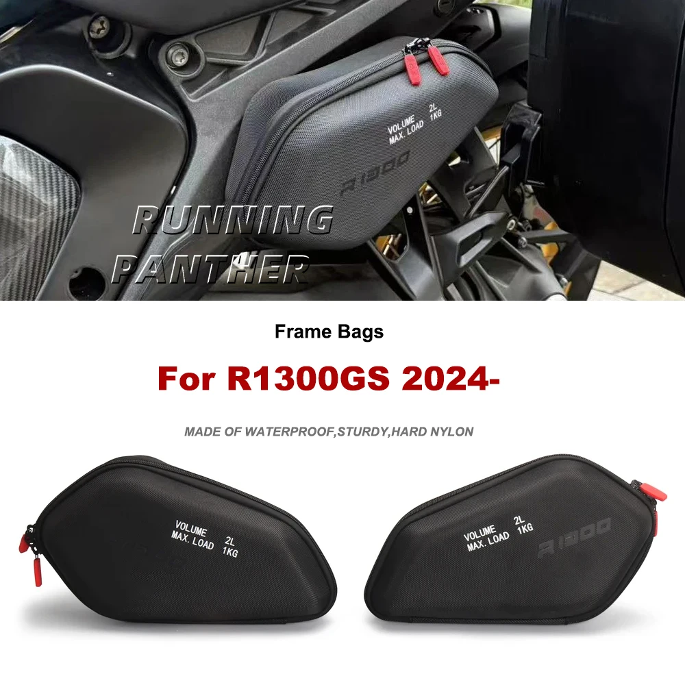 

R1300GS Motorcycle Side Tools Bag Frame Bags Storage Bag 2L For BMW R 1300 GS GS1300 R1300 GS 2023 2024 2025