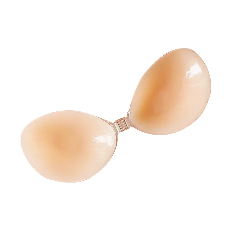 Silicone Nubra Women's Wedding Dress Small Bust Thickened Wedding Photo Gathering Upper Support Thin Sling Summer Invisible Brea