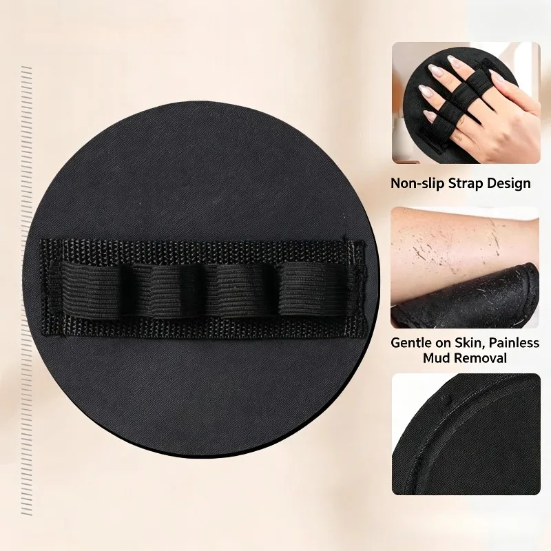 1/4pcs Exfoliating Bath Scrubber Tool 14cm Rubber Deep Cleansing Gentle Dead Skin Remover Tool for Men Women Kids