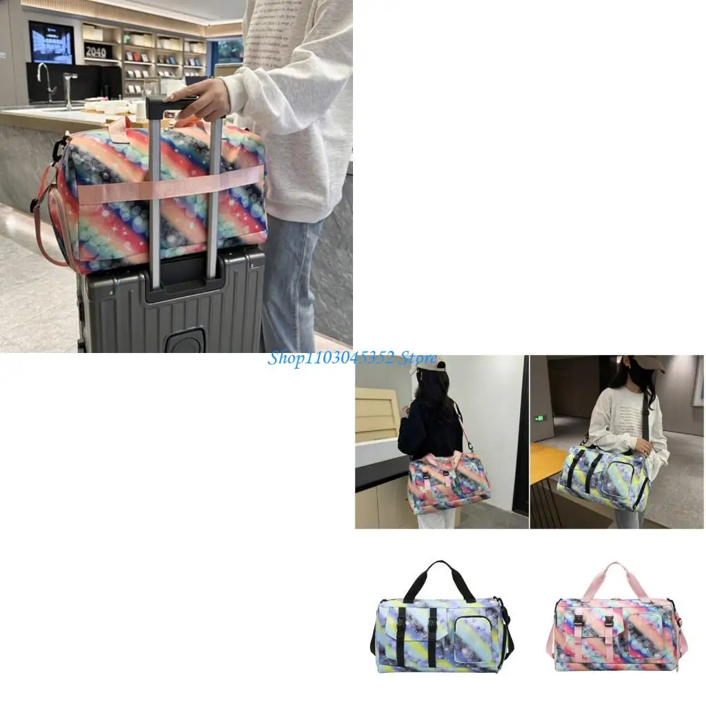 

Сумка для фитнеса большой вместимости, дорожная сумка с разделением для сухой и влажной воды, сумка для багажа, модная сумка,