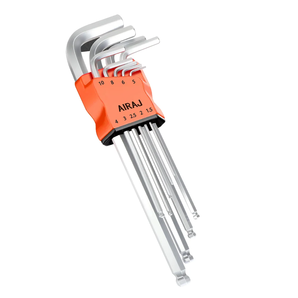AliExpress AIRAJ 9 PCS Key Set Hexagon Spanner Professional Hex Wrench Torx Screwdrivers Bicycle Repair Tool Kit Hand Tools-CRV