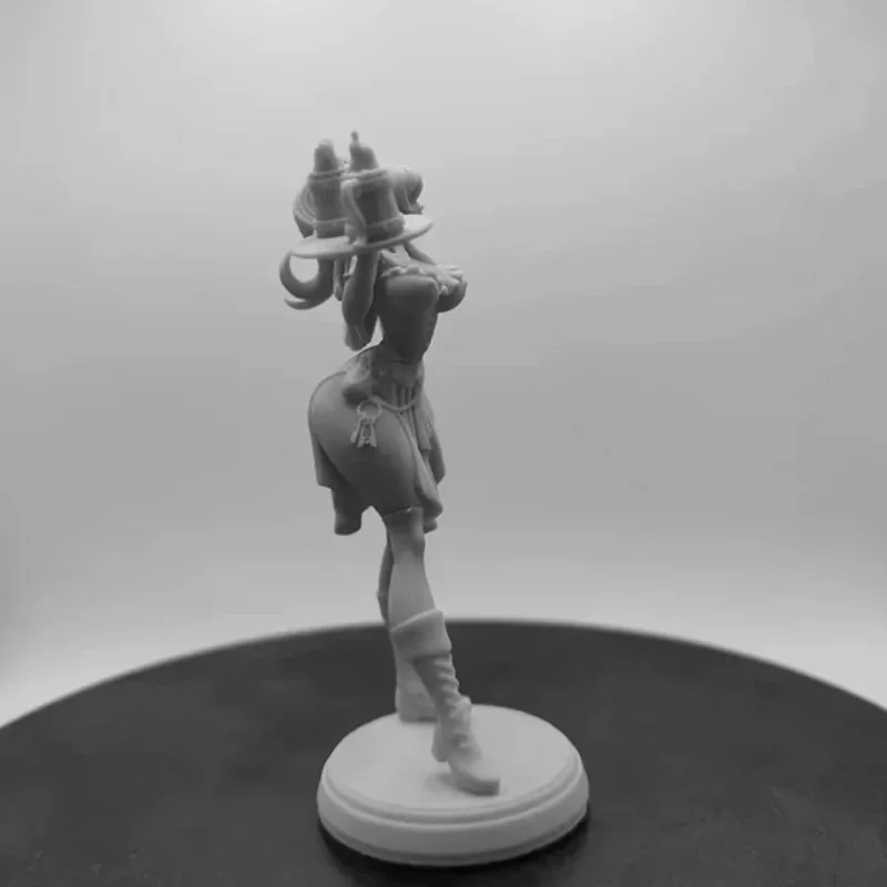 Figura GK en miniatura femenina de cerveza de taberna, figura de resina a escala 1/24, Kit de modelo ensamblado, Kit de modelismo sin montar y sin pintar