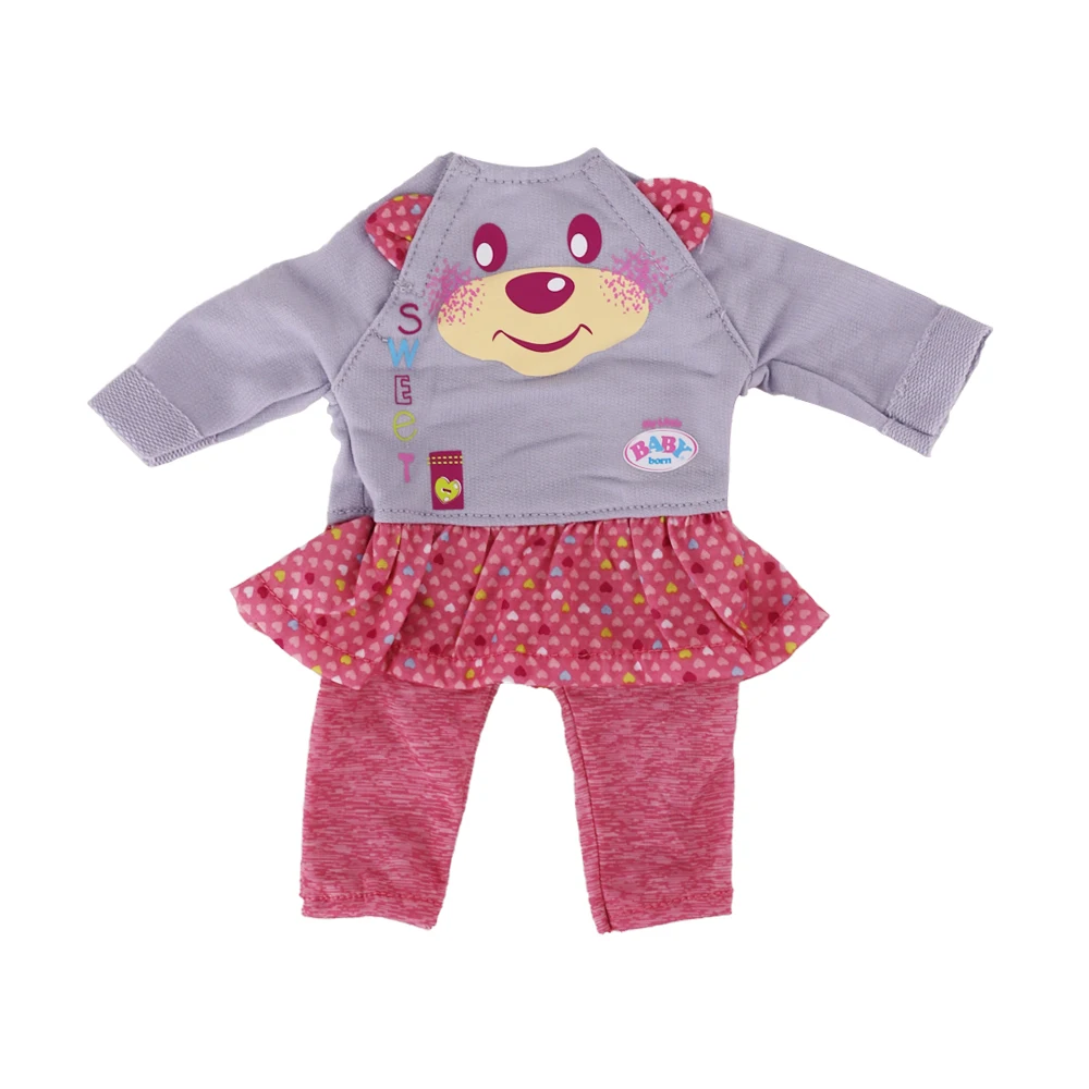 ملابس دمية بألوان قوس قزح للأطفال ، فستان لطيف ، ملابس يومية ، بدلة ، إكسسوارات دمية بولا رينا ، هدايا ألعاب ، 14.5in ، 32-34