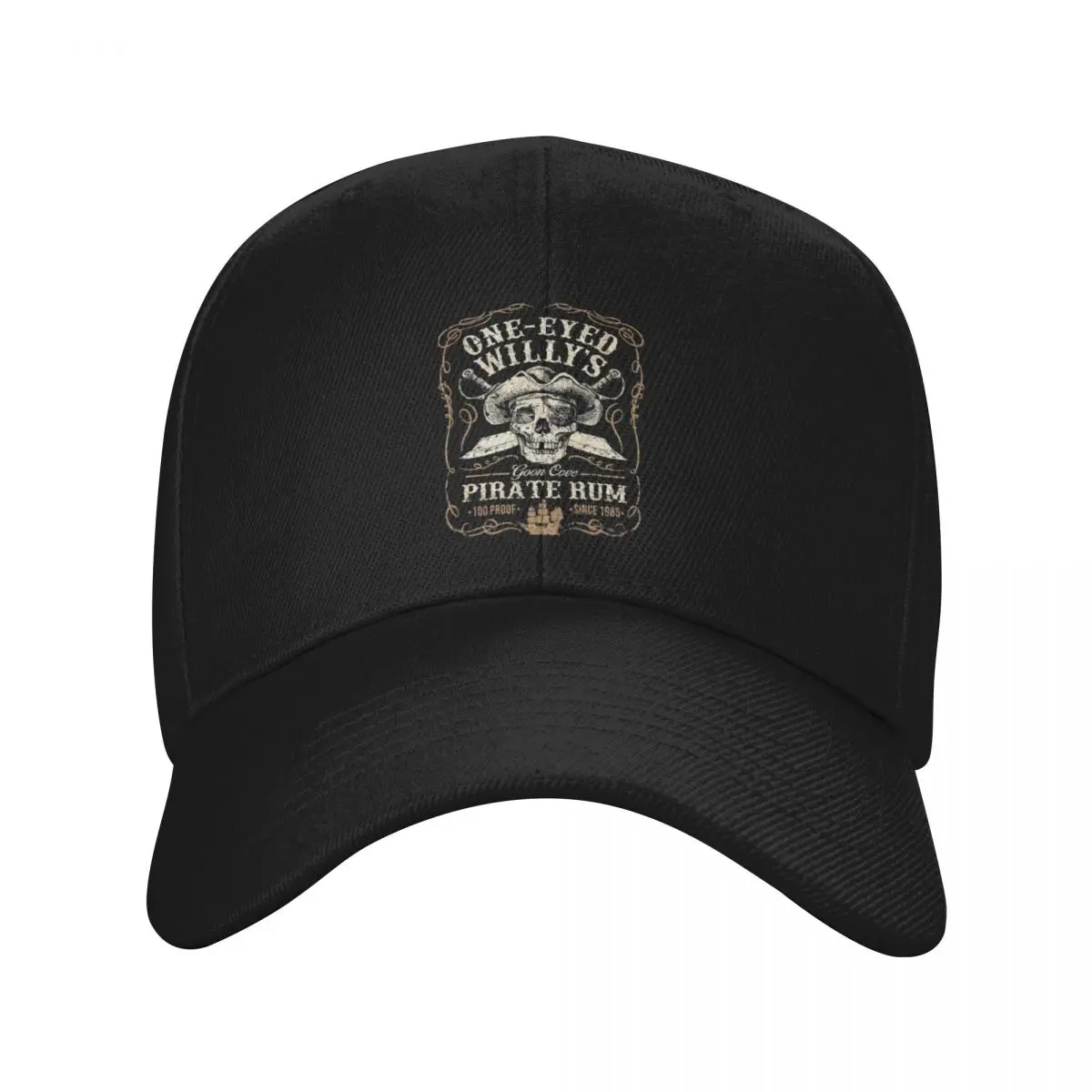 

One Eyed Willy_s Goon Cove Pirate Rum Baseball Cap sun caps Sunhat dad hat Ball Cap Baseball For Men Women's