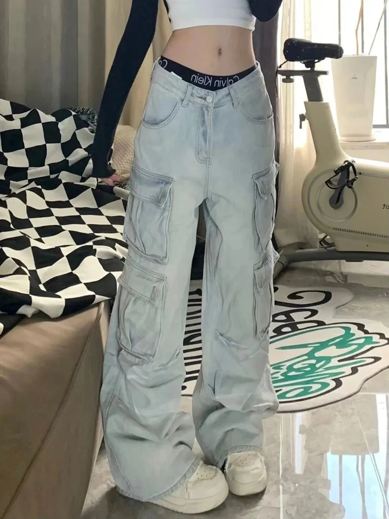 

Брюки-карго женские в стиле милитари, четырехсезонные, хлопковые, с заклепками в стиле милитари, красивые, острые, практичные, уникальные, индивидуальные, современные, повседневные