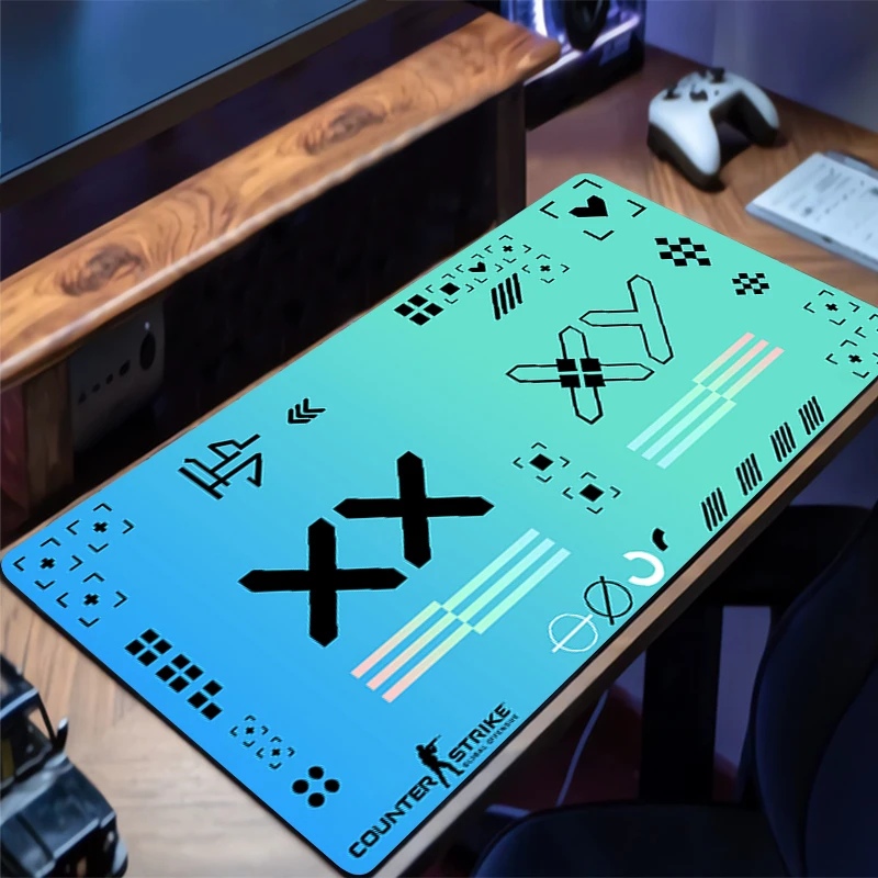 

Mouse Pad 90x40cm CSGO Notbook PC Gamer Keyboard Pad NonSlip Rubber Computer Carpet Desk Mat Gamer Cabinet Locking Edge MousePad
