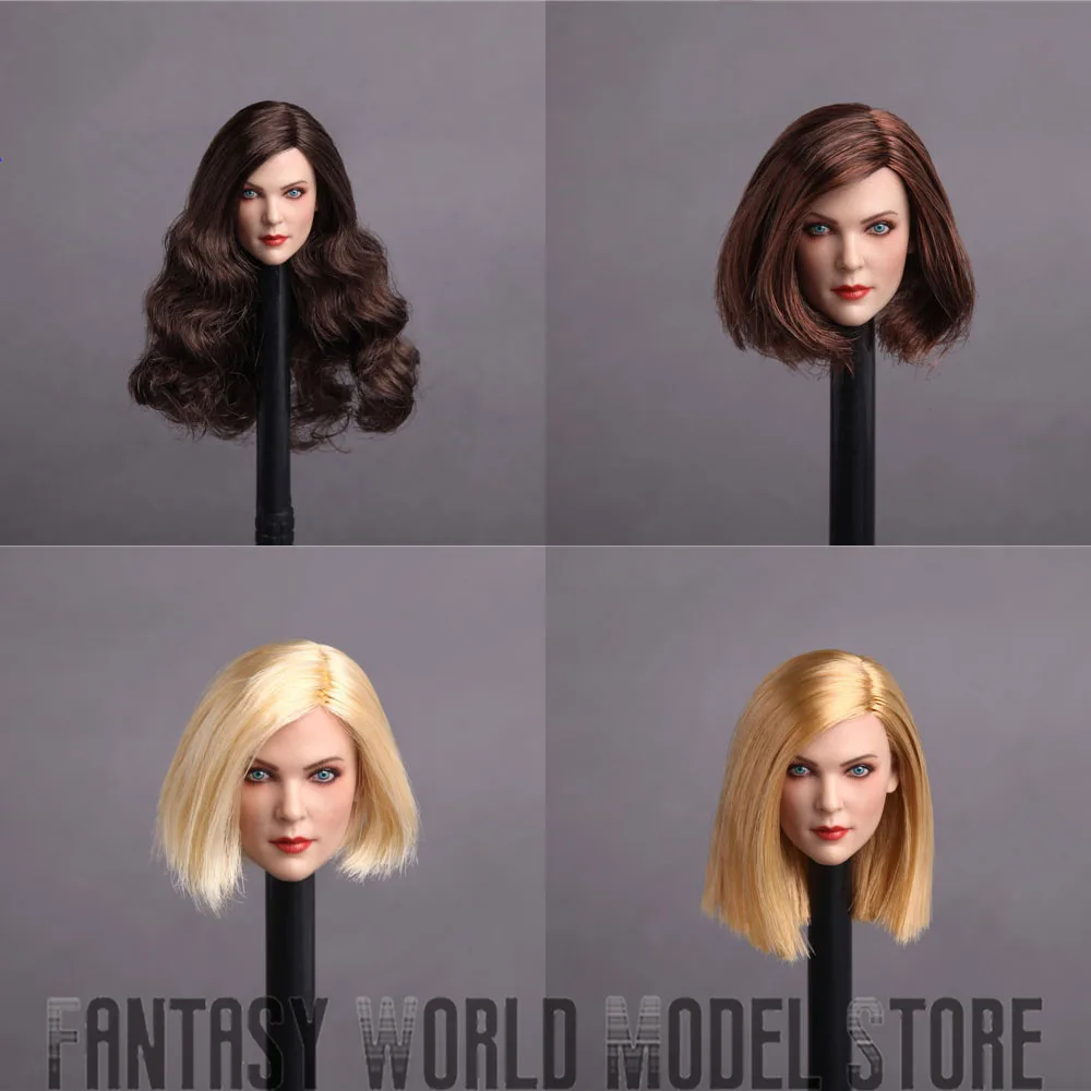 GACTOYS-figura de acción GC006 a escala 1/6, Charlize Theron Head Sculpt, 4 estilos que se ajustan al cuerpo de la figura de Acción Femenina de 12 "para fanáticos, muñecas DIY, regalo