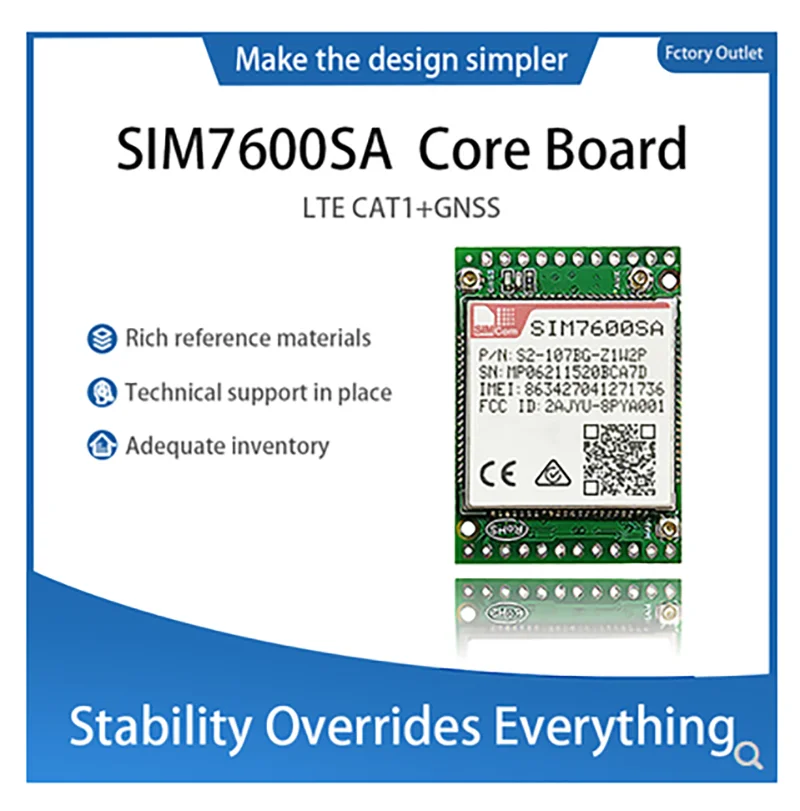 

SIM7600SA SIMCOM Development Board SIM7600SA LTE CAT1+GNSS