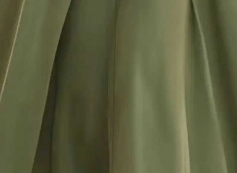 Damenkleid im Anzugstil mit Reverskragen, V-Ausschnitt, mittellang, langen Ärmeln, tailliert mit Gürtel, großem A-Linien-Saum, mit Taschen, geeignet für Pendler, formelle Anlässe und Partys. – Detail 6