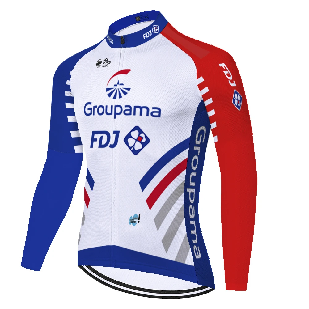 New Summer Spring 2024 FDJ camisa ciclismo masculina 자전거의류 cycling jersey ropa mtb long sleeve wielerkleding heren mtb의류 эндуро