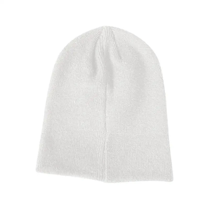 

652F Baggy Cap Beanie Hip Hop Unisex Beanie Jacquard Hat Warm Beanie Skull Cap