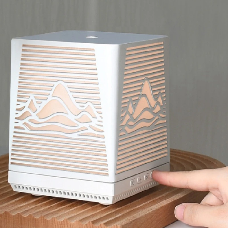 Sand Painting Ultrasonic Aromatherapy Scent Machine Home White Noise Speaker Small Desktop Humidifier Diffuser EU Plug Durable