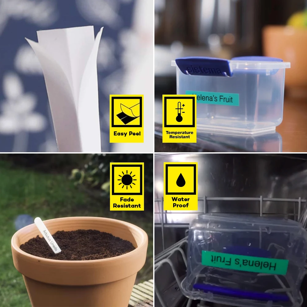(Z 1 bezpłatnym prezentem) 18 sztuk 9mm 3D tłoczenie instrukcja taśma do plastiku 3D tłoczenie taśma z etykietami dla Dymo 12695 1540 1610 1880 — zdjęcie produktu 5