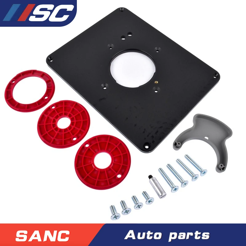 

OEM PRS4034 New Predrilled Router Table Insert Plate incl.Level-Loc Rings For Triton