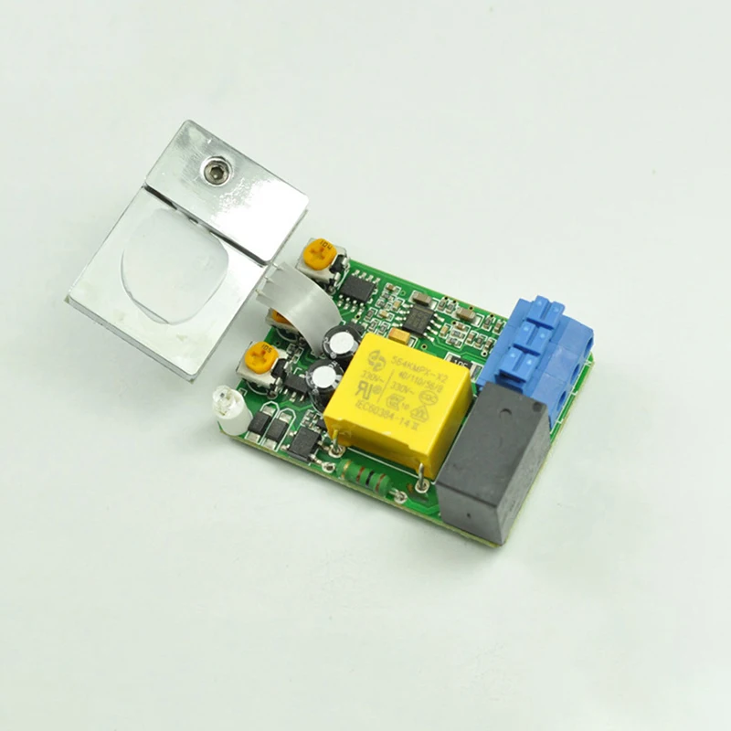 Mini High Frequency Microwave Motion Sensor, Característica Ajustável, 220V, 360 Graus, Luz LED, Interruptor Sensor Automático
