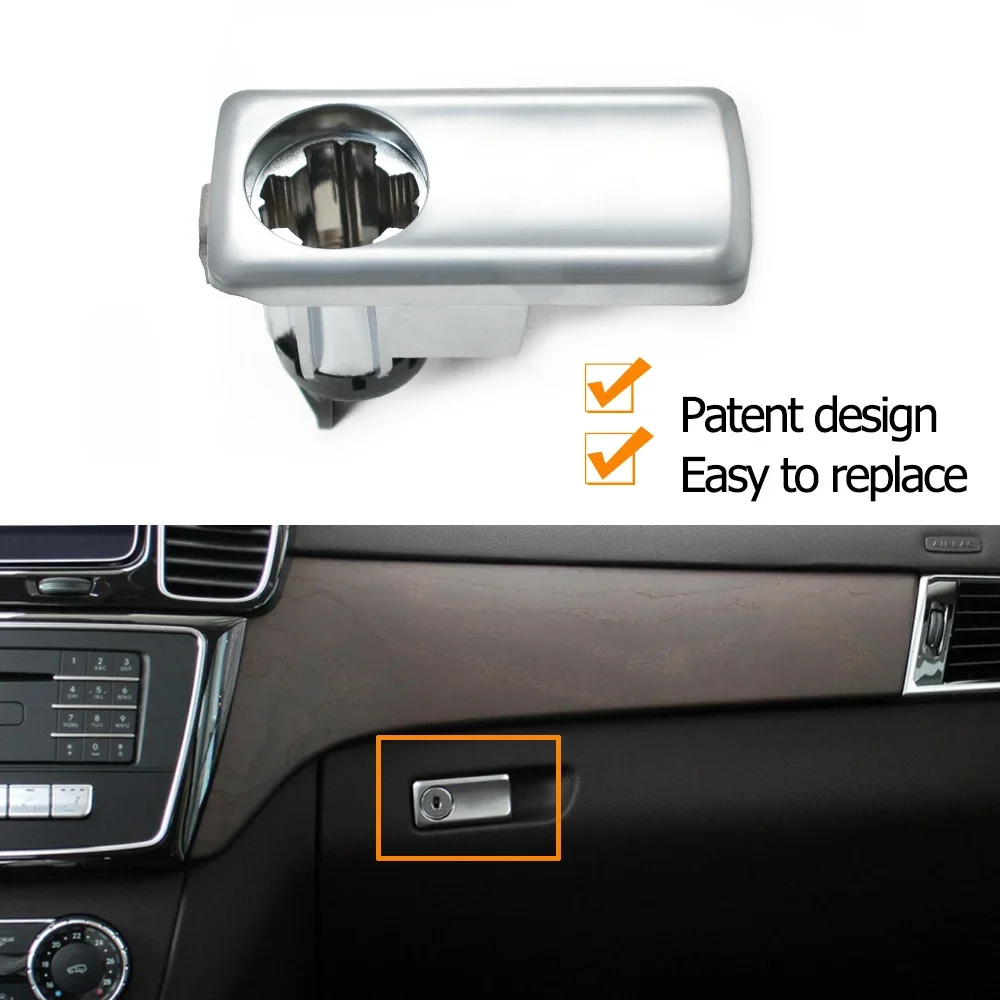 

Для Mercedes Benz GL ML GLE GLS W166 W292 1666800491 Модернизированный приборный ящик для инструментов, разблокирующий переключатель, защелка для перчаточного ящика, замена ручки