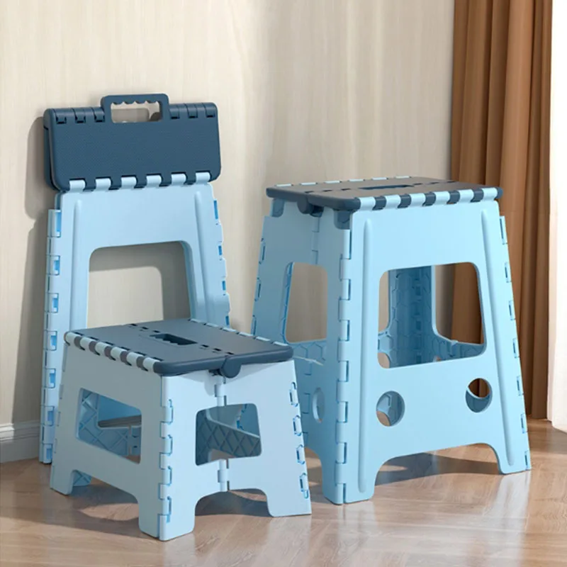 

Folding Step Stool Adults Non-Slip Step Stool Collapsible Foot Stools Household Stepping Stool For Home Bathroom Bedroom Kitchen