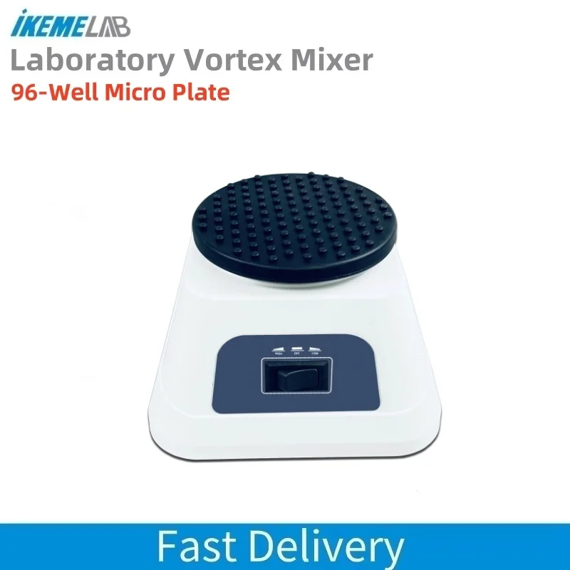 IKEME Multifunctional Vortex Mixer 96-Well Micro Plate Mixer Lab Tattoo Ink Mixer Electric Shaker Liquid Paint Shaker Machine