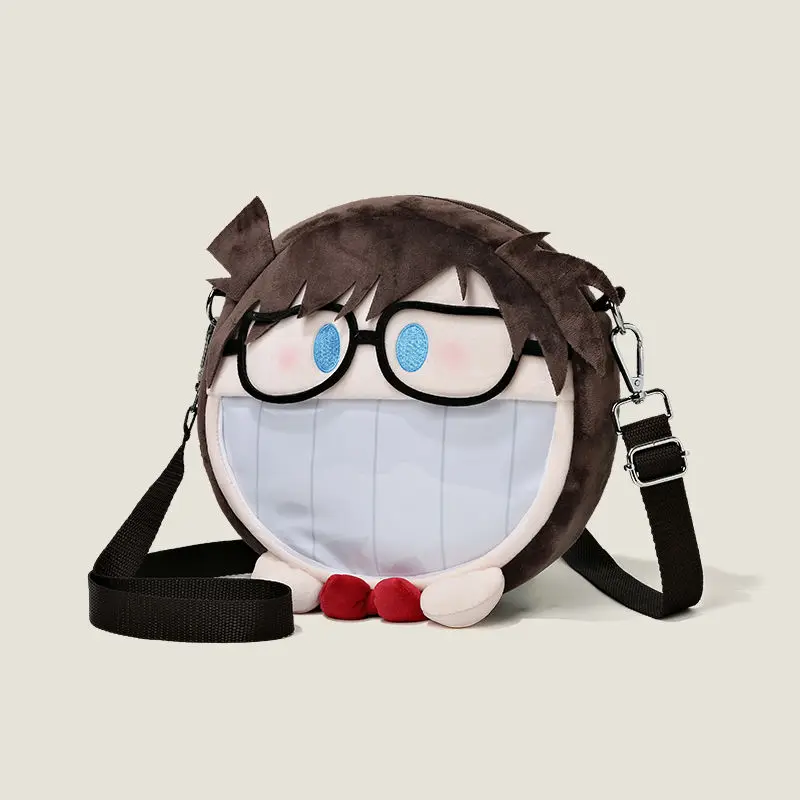 Detective Conan Animation Comics Peripheral Toys Cartoon Bundle Capacity Cute Cloth Crossbody Bag Drawcord Storage Bag Backpack