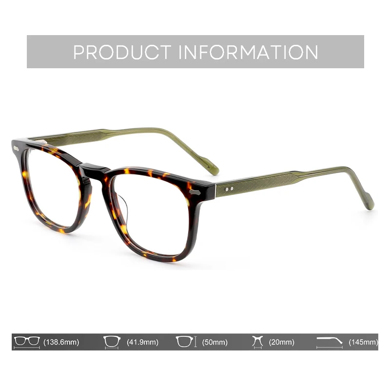 نظارات طبية مربعة من الأسيتات الشهيرة من BLUEMOKY للنساء نظارات بصرية تقدمية نظارات فوتوكروميك