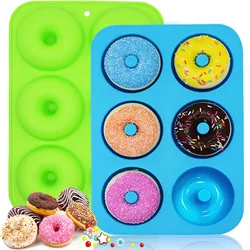 Silicone Donut Mold Non-Stick Silicone Doughnut Pan Just Pop Out Heat Resistant Make Donut Cake Biscuit BPA FREE Dishwasher Safe