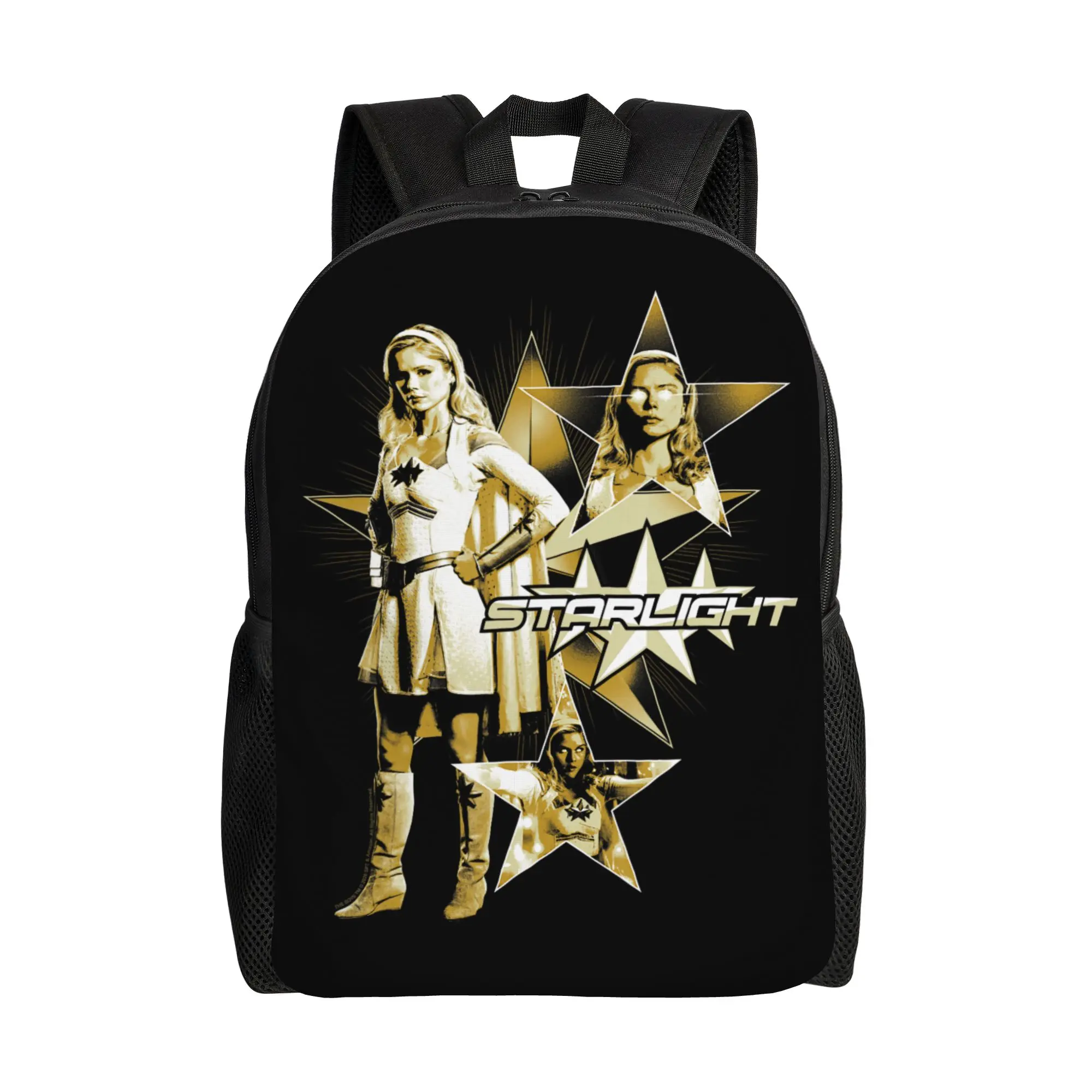 Back to school season Sturdy Shoulder The Boys Starlight Stars and Portraits  Bookbag The Boys Unisex Daypack Backpack