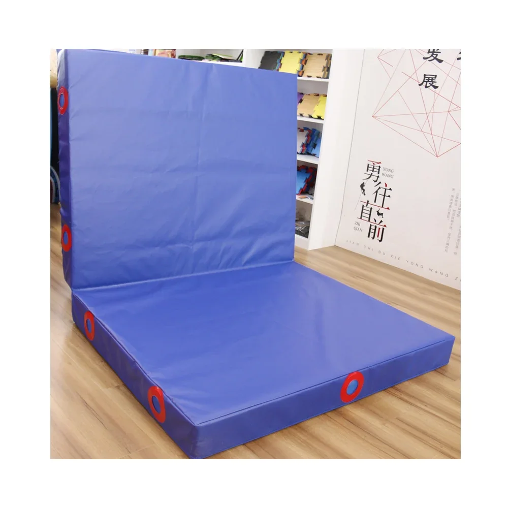 Hot Sale Pvc Leather Sponge Folding Gymnastics Landing Matspromote sales