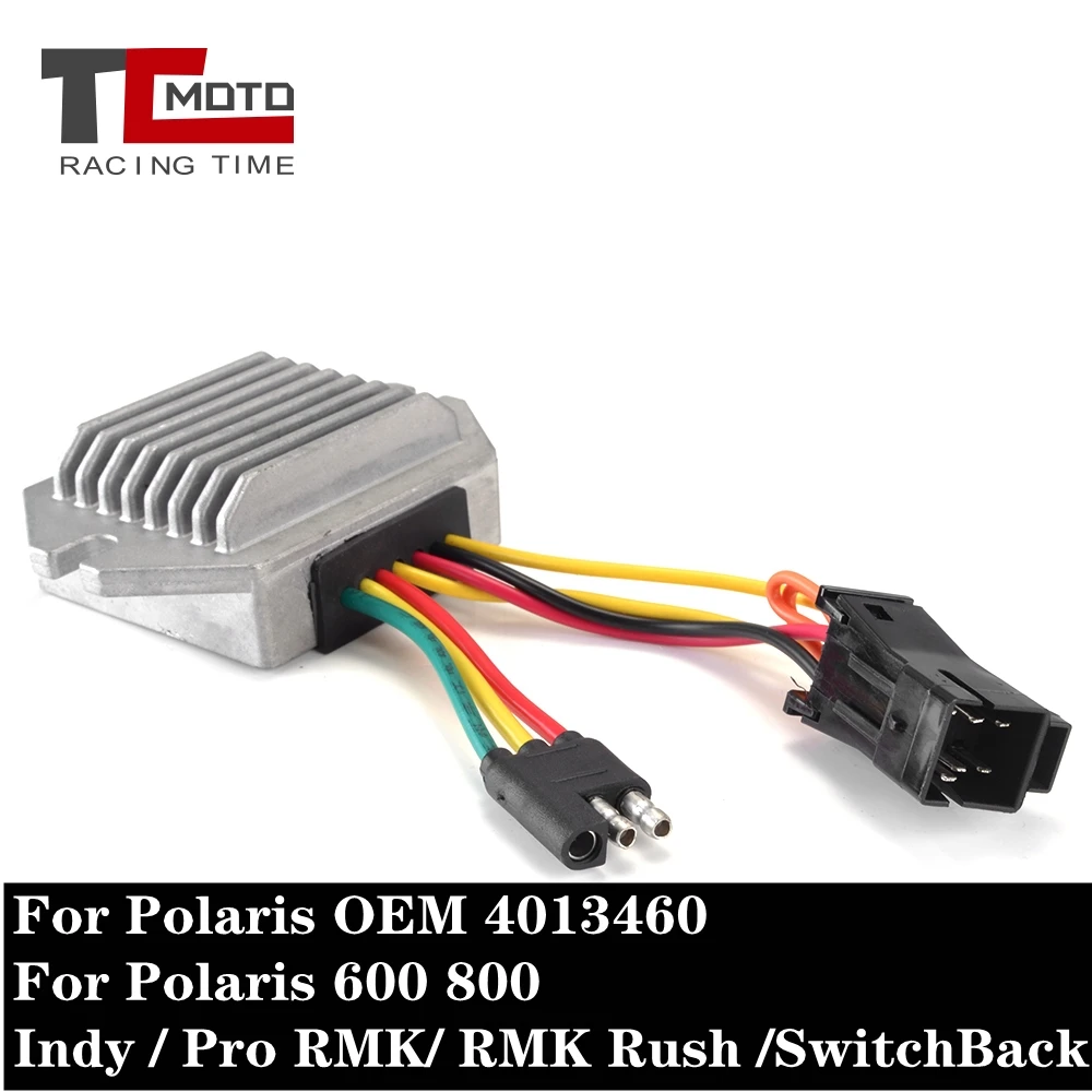 TCMOTO 12V Voltage Regulator Current Rectifier For Polaris Switchback 600 800 Snowmobiles 4013460 Motorcycle Accessories