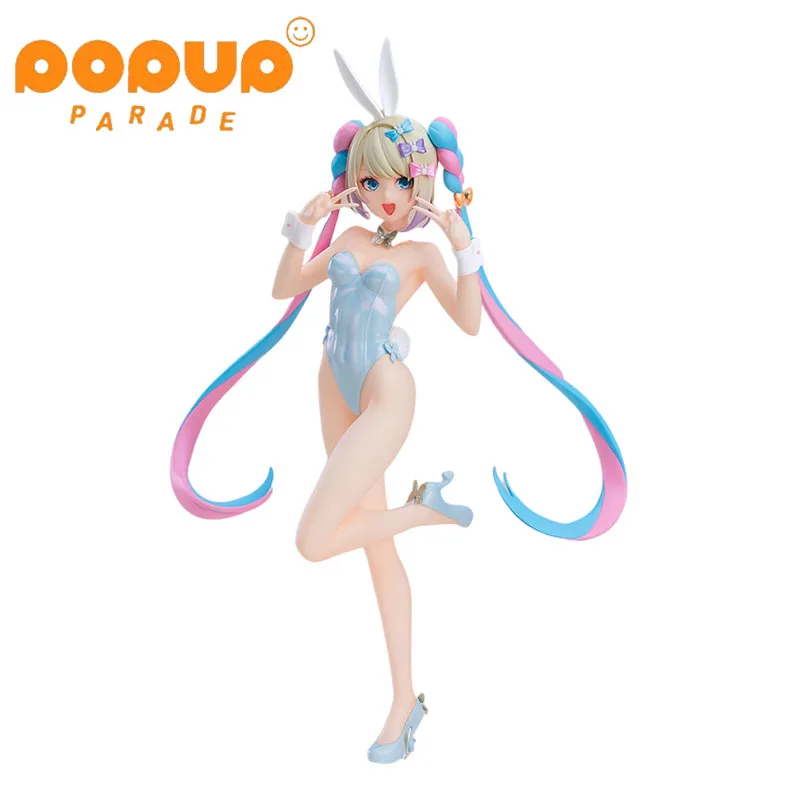 

Genuine Original GSC POP UP PARADE NEEDY GIRL OVERDOSE Rain Bunny Girl L Size Anime Figure Collectible Dolls Statuette Ornament