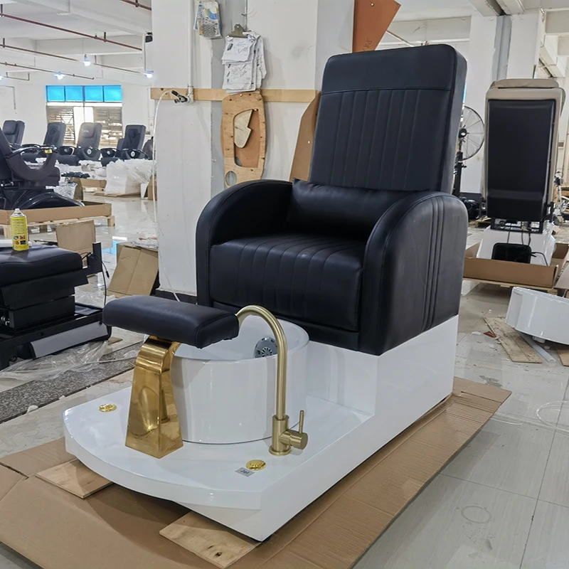 Professional Pedicure Foot Bath Hair Salon Nail Art Exquisite Sofa Pedicure Chair With Storage Grid For Placing Items