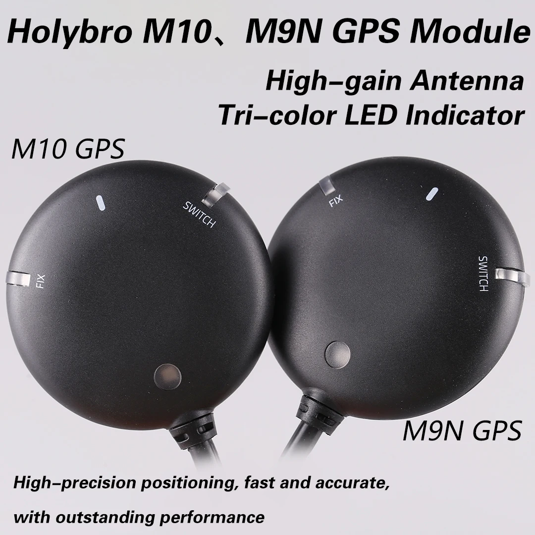 

High Precision Holybro M10/M9N GPS & Compass Module Compatible with Pixhawk PX4 Open Source Flight Controller