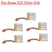 Upgraded Battery For SYMA X21 X21W X26 Remote Control Helicopter Drone Spare Parts 3.7V 800mah Lithium Battery 1pcs to 10pcs