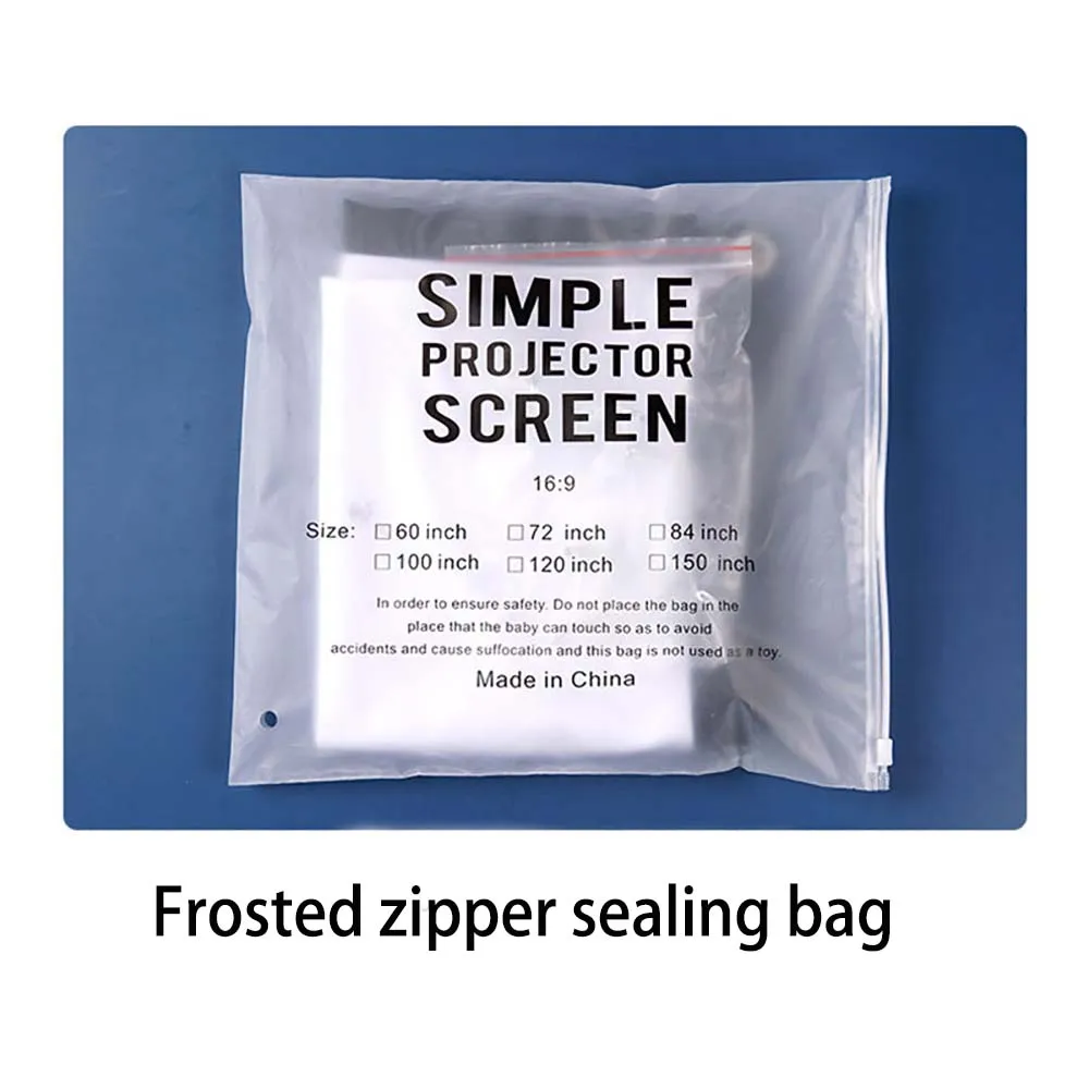 Thinyo dobrável portátil estendido sidebands para tela de projeção macia de poliéster ao ar livre interno 60 polegadas 100 polegadas 120 polegadas 150 polegadas