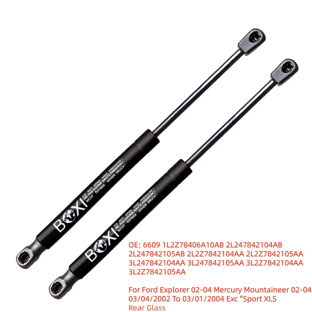 

2Pcs Rear Window Struts For Ford Explorer 02-04 Mercury Mountaineer 02-04 03/04/2002 To 03/01/2004 Exc "Sport XLS 1L2Z78406A10AB