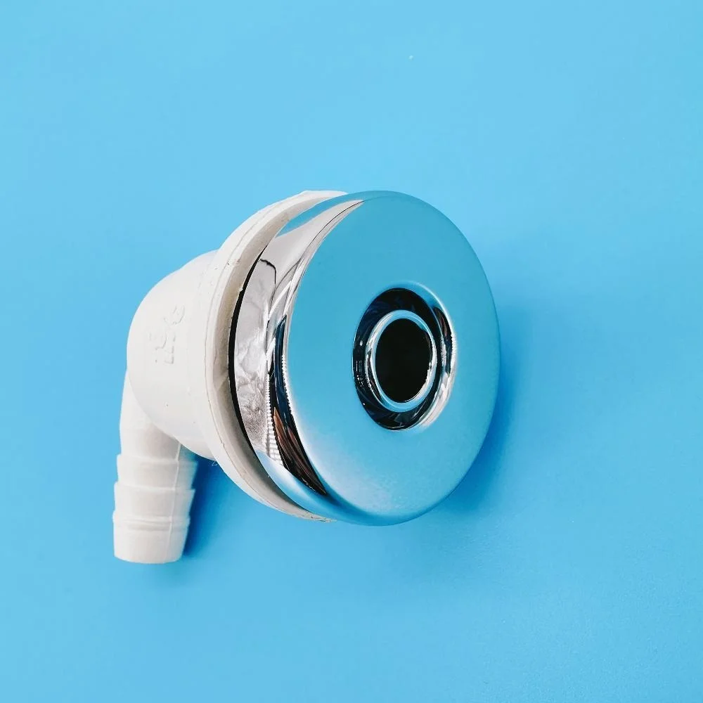 33mm Cover 8mm Air Massage Bathtub Jet Nozzle Chromed Cover PVC Bathtub Bubble Nozzle Hot Tub Air Jet Massage Bathtub Jet Nozzle