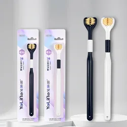 Three Sided Soft Hair Tooth Toothbrush Adult Toothbrush Ultra Fine Soft Bristle Oral Care Safety Teeth Brush For Oral Health