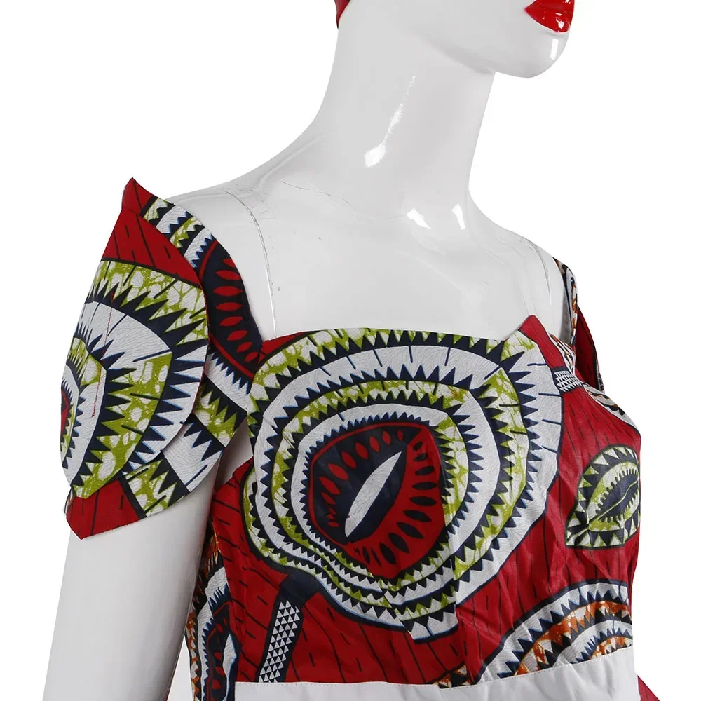 Conjunto de saia africana dashiki para mulheres, roupas elegantes, aplique, roupas tradicionais, plus size, nova moda, wy2240