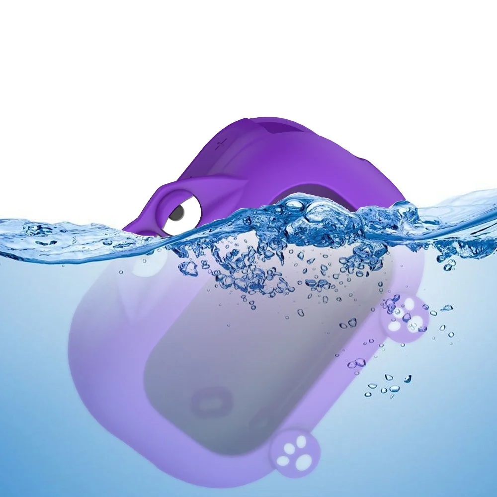 

Silicone Audio Storage Cover for SoundCore Select 4 Go Bluetooth-compatible Speaker Protective Case Purple Blue Black