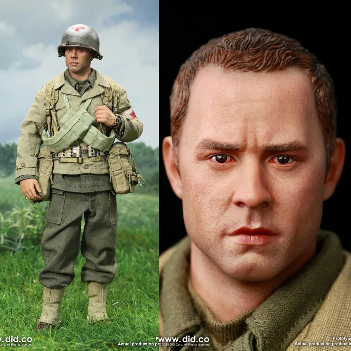 

DID A80189 1/6 Medical Men Soldiers US Cavalry Series 12'' Male Action Figure Body Dolls Model for Collectible Toys